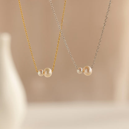 Sophie Twin Pearl Necklace