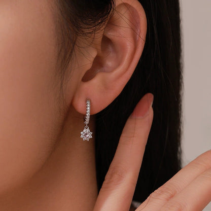 Juliette Rosé Crystal Hoops