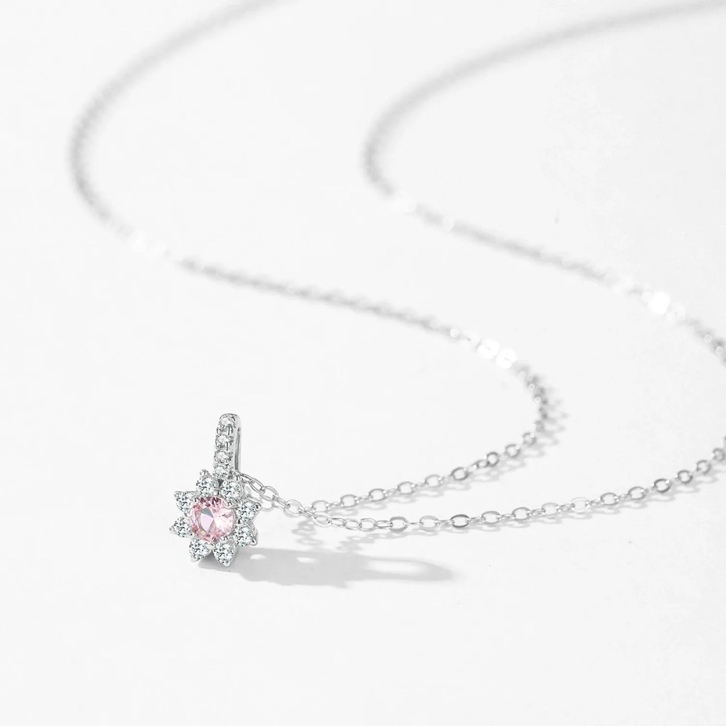 Juliette Rosé Crystal Necklace
