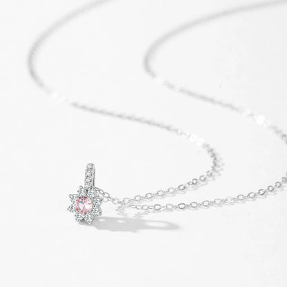 Juliette Rosé Crystal Necklace