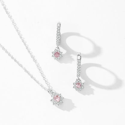 Juliette Rosé Crystal Necklace