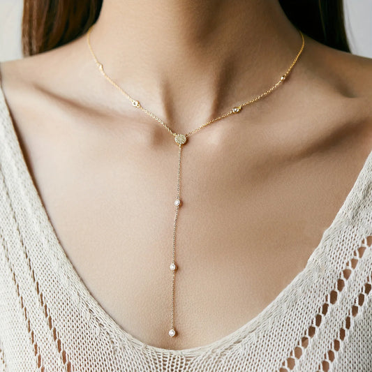 Elodie Y-Chain Necklace