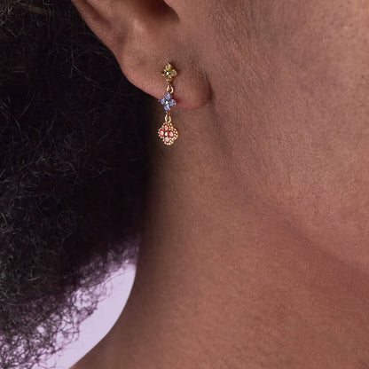 Aurélie Glimmer Cluster Earrings