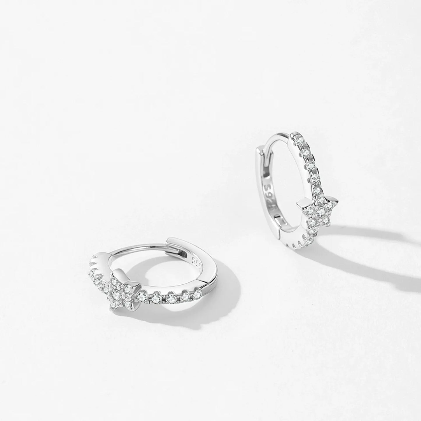 Anais Diamond Star Hoops
