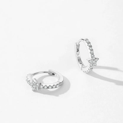Anais Diamond Star Hoops