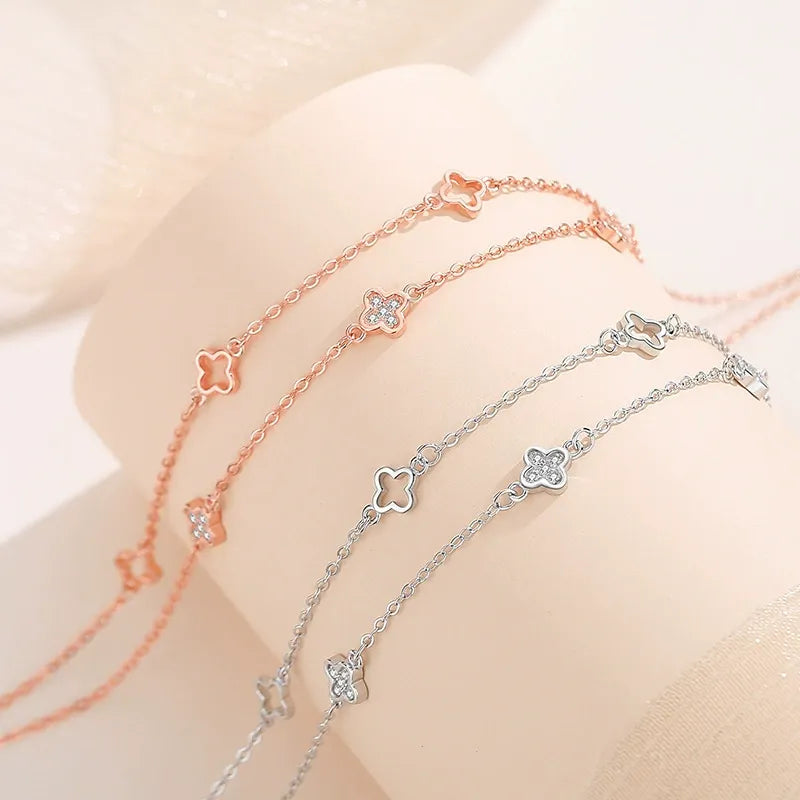 Ariana Clover Anklet