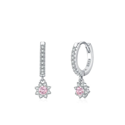Juliette Rosé Crystal Hoops