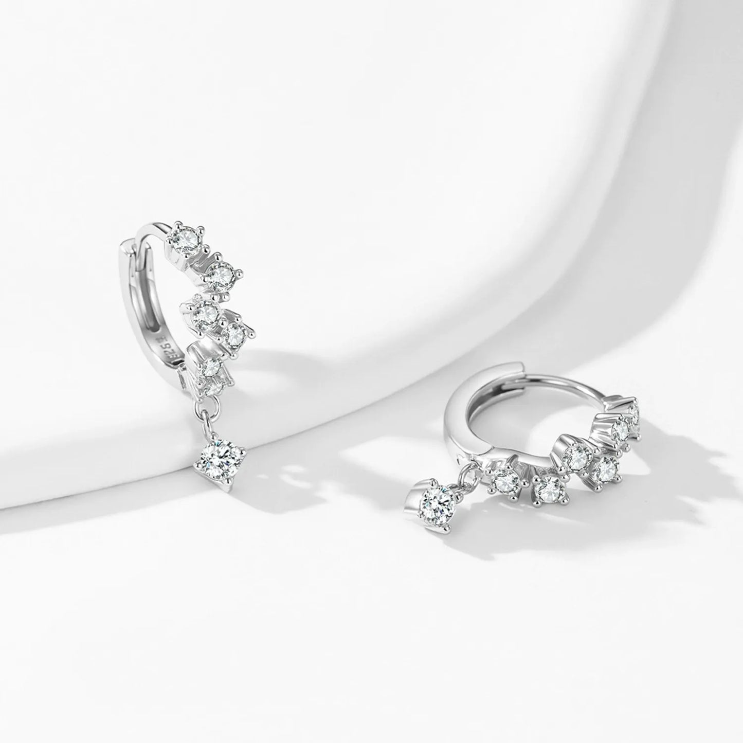 Lilou Crystal Drop Hoops
