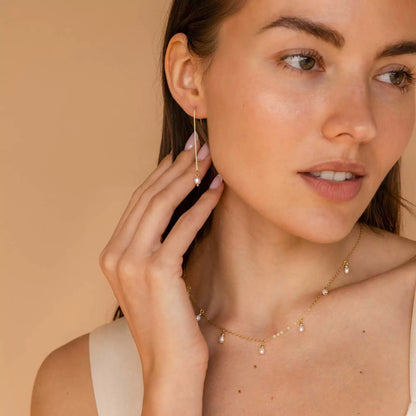 Élise Drop Pearl Necklace