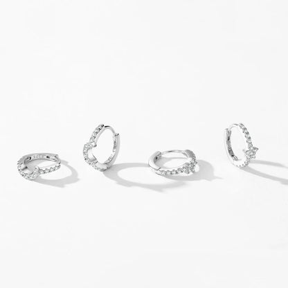 Anais Diamond Moon Hoops