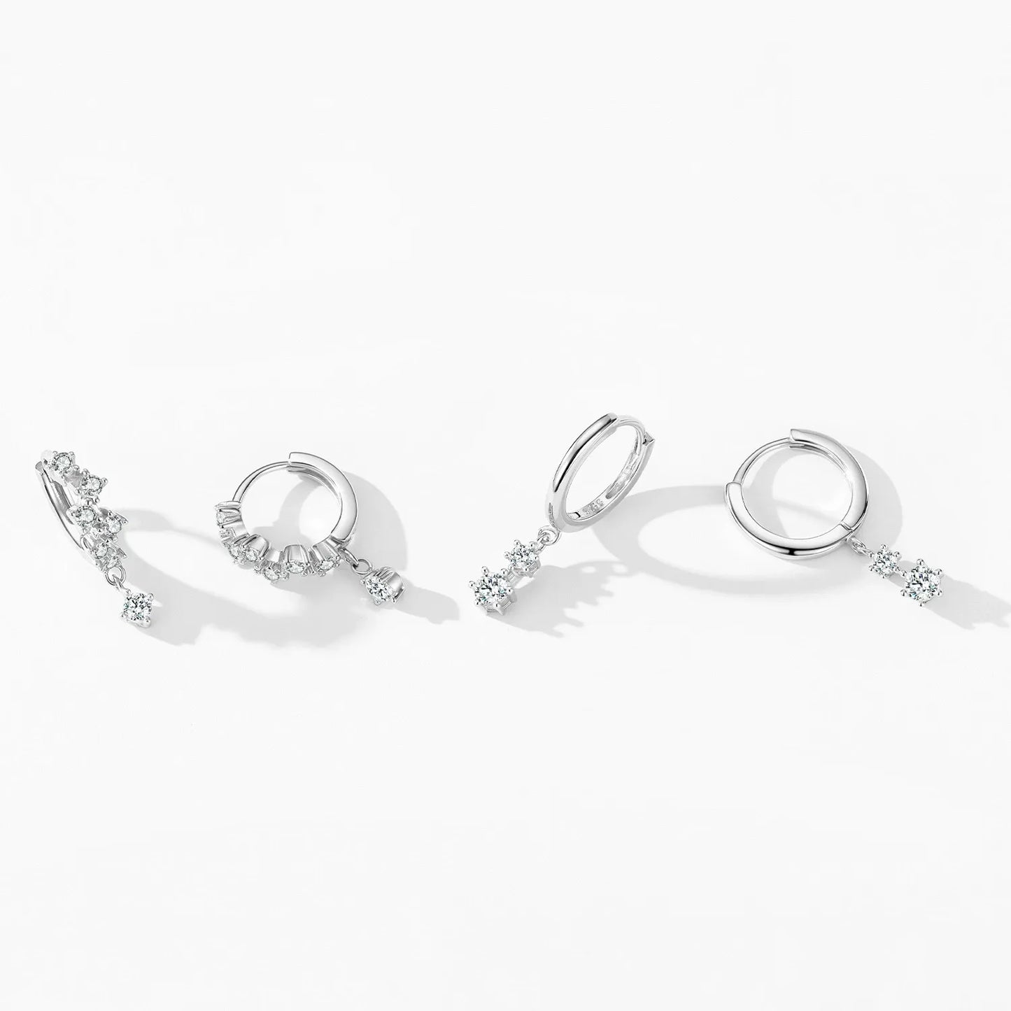 Lilou Crystal Drop Hoops