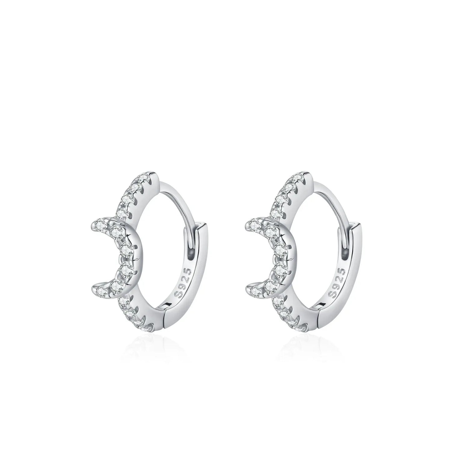 Anais Diamond Moon Hoops