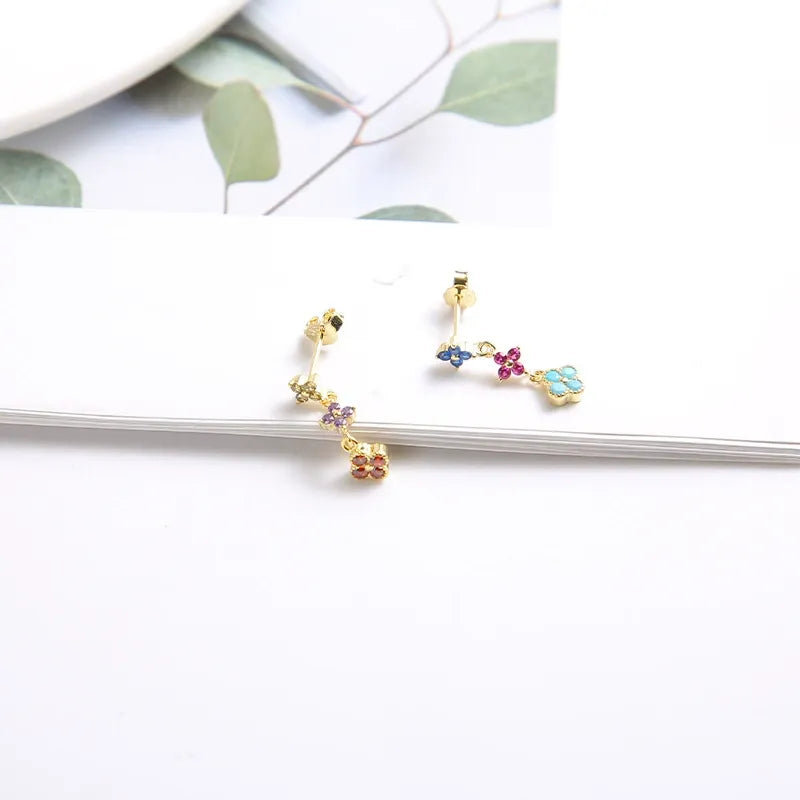Aurélie Glimmer Cluster Earrings