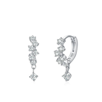 Lilou Crystal Drop Hoops