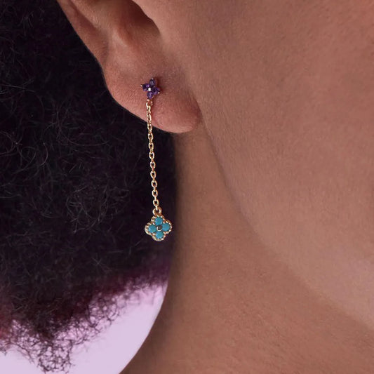 Aurélie Glimmer Drop Earrings