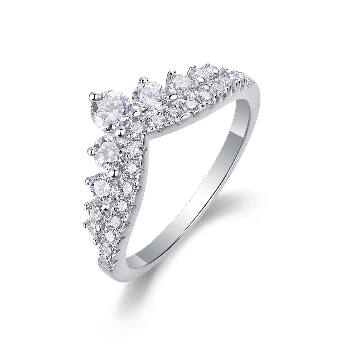 Lydia Crystal Crown Ring