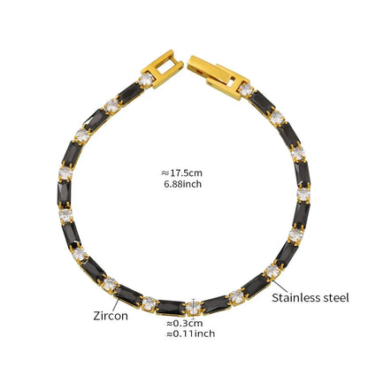 Aurélie Crystal Tennis Bracelet