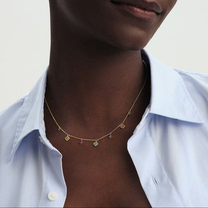 Aurélie Prism Charm Necklace