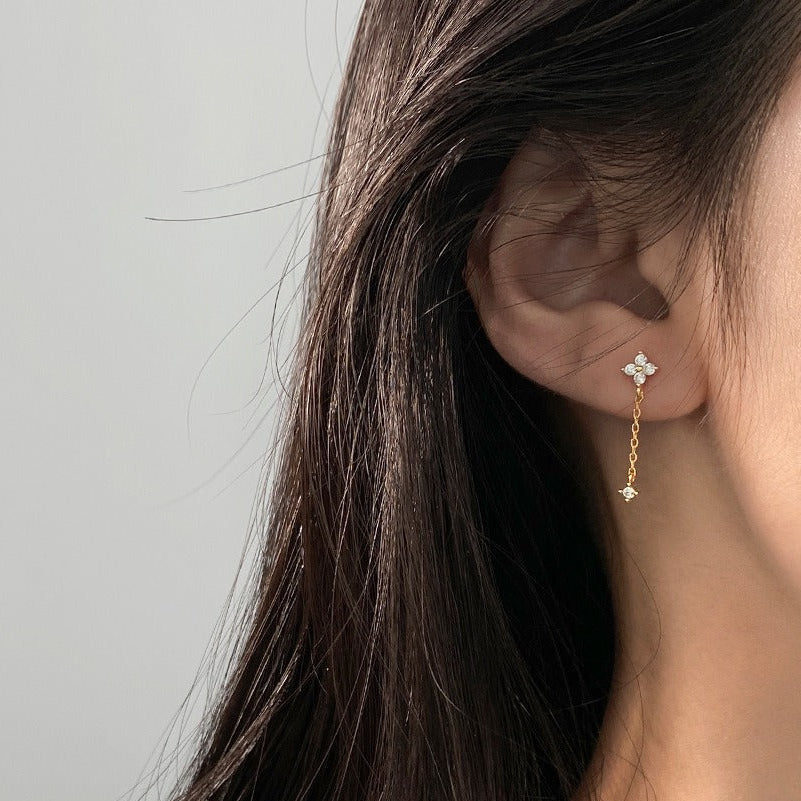 Mia Crystal Drop Earrings