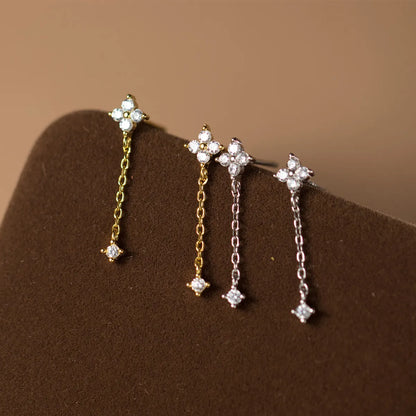 Mia Crystal Drop Earrings