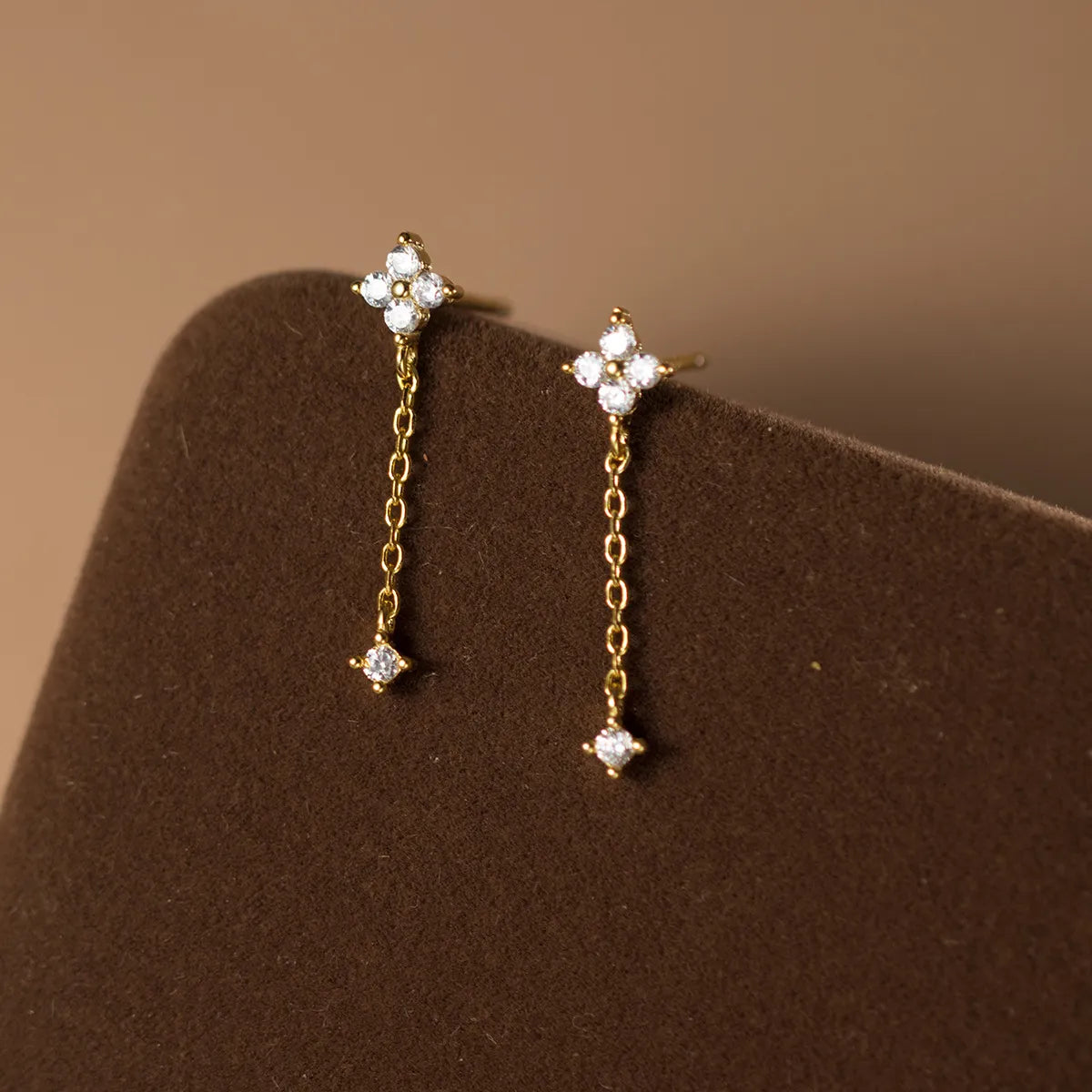 Mia Crystal Drop Earrings