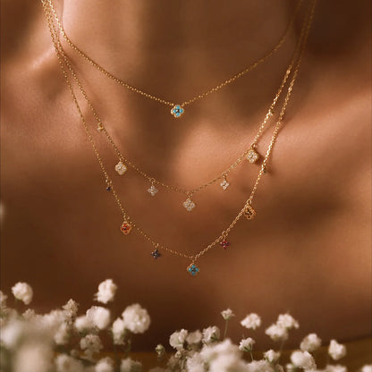 Aurélie Prism Charm Necklace