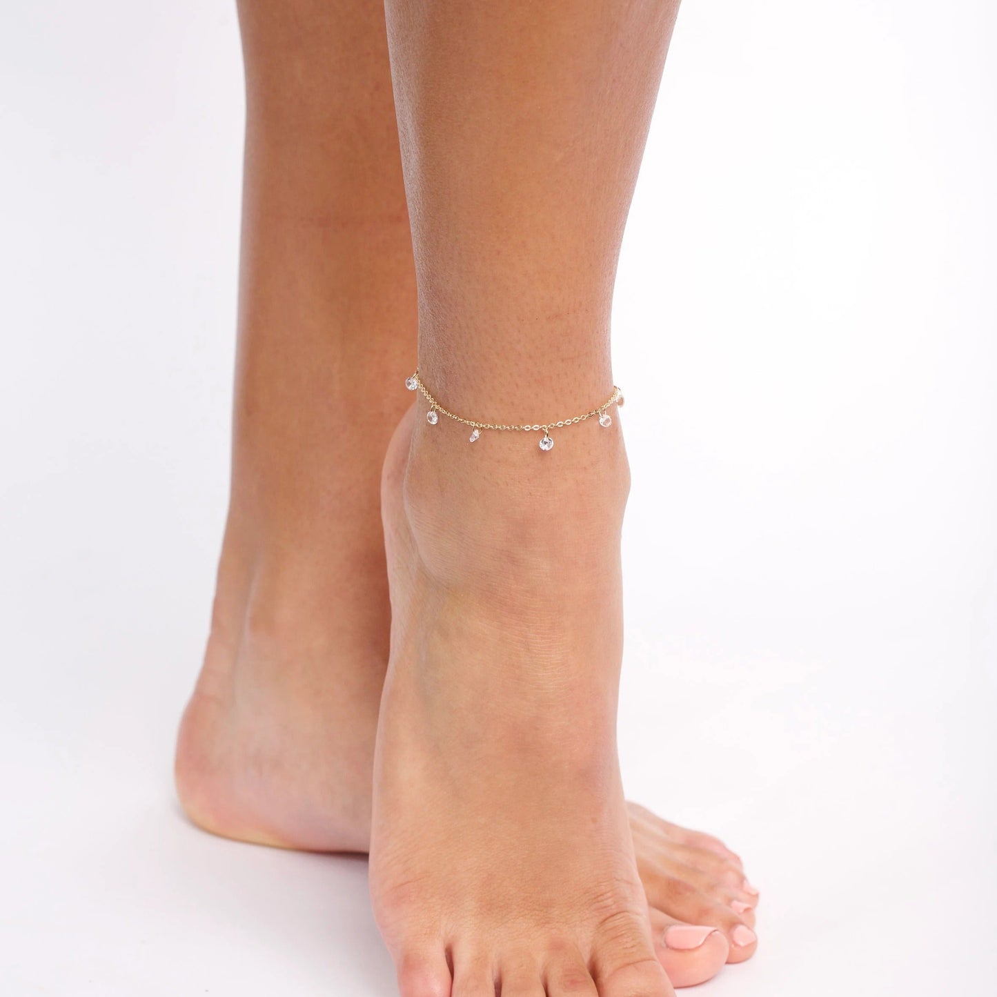 Amélie Sparkle Charms Anklet