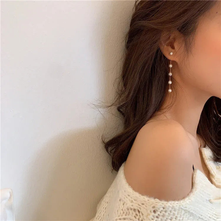 Élise Drop Pearl Earrings