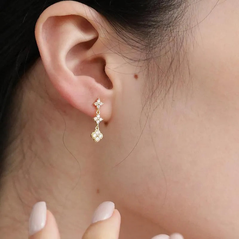 Aurélie Sparkle Cluster Earrings