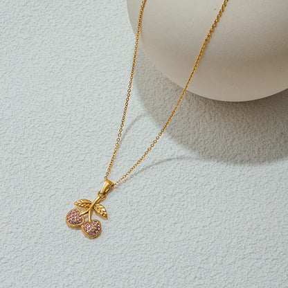 Cherry Pendant Necklace