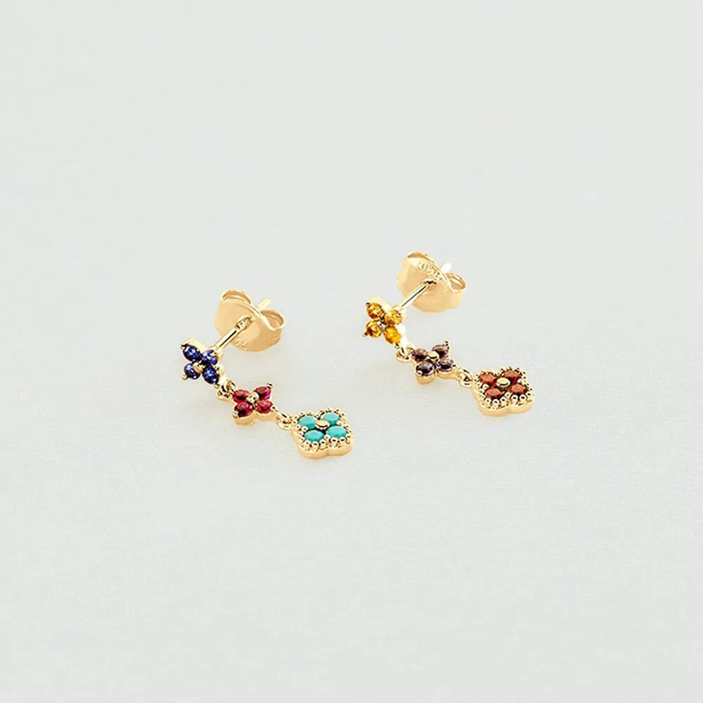 Aurélie Glimmer Cluster Earrings