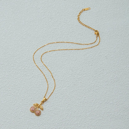 Cherry Pendant Necklace