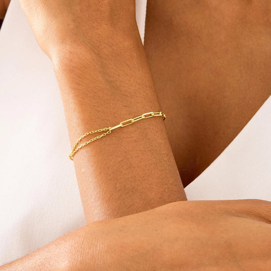 Aurélie Layered Link Bracelet