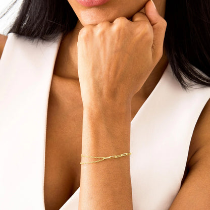 Aurélie Layered Link Bracelet