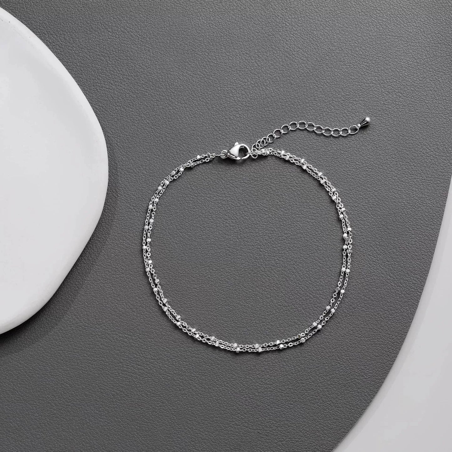 Wren Layered Chain Anklet