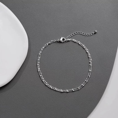 Wren Layered Chain Anklet