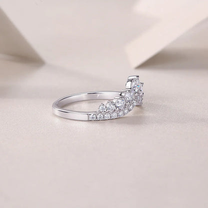 Lydia Crystal Crown Ring
