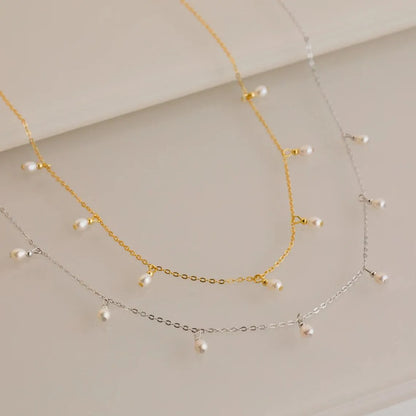 Élise Drop Pearl Necklace