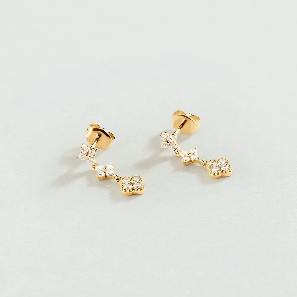 Aurélie Sparkle Cluster Earrings