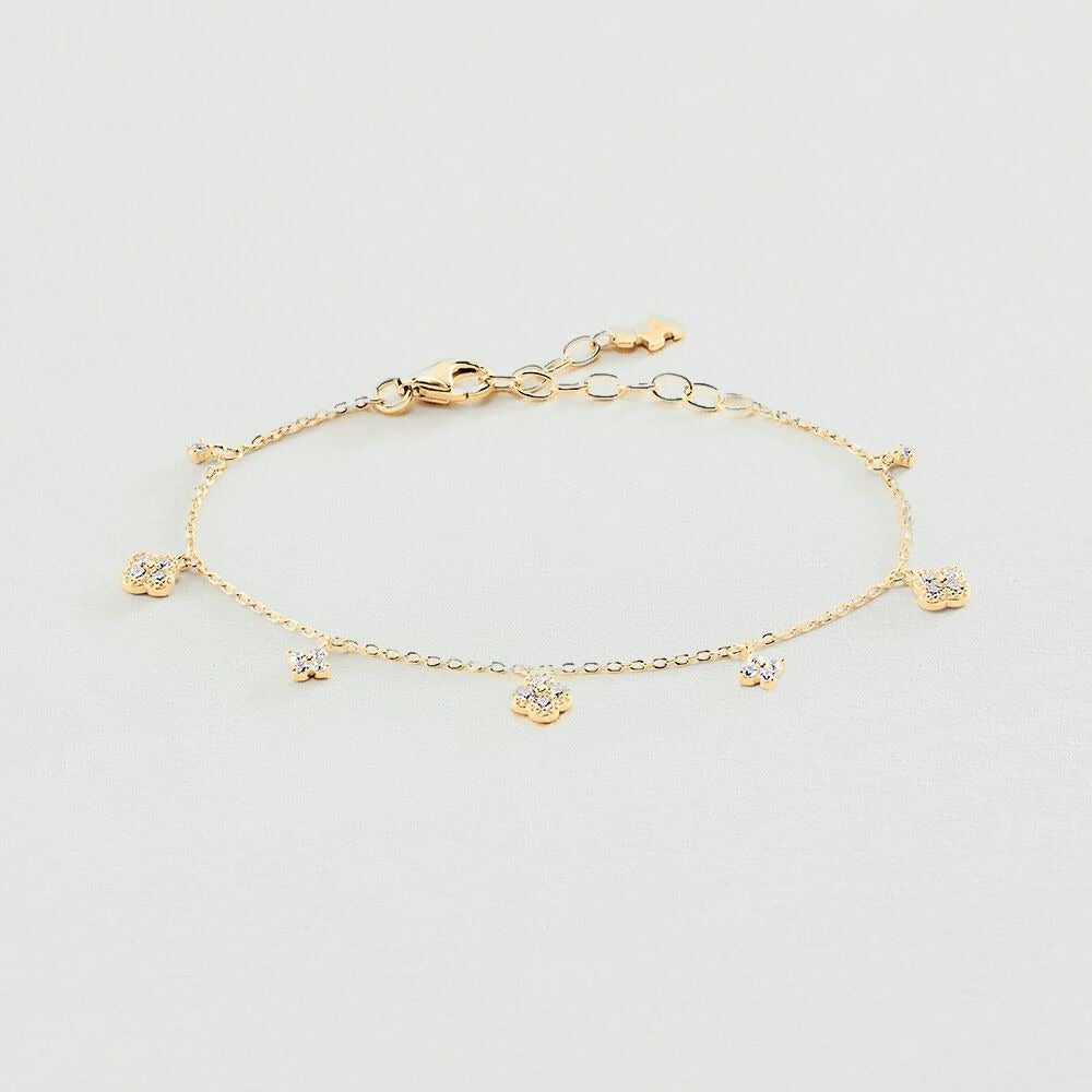 Aurélie Glimmer Charm Bracelet