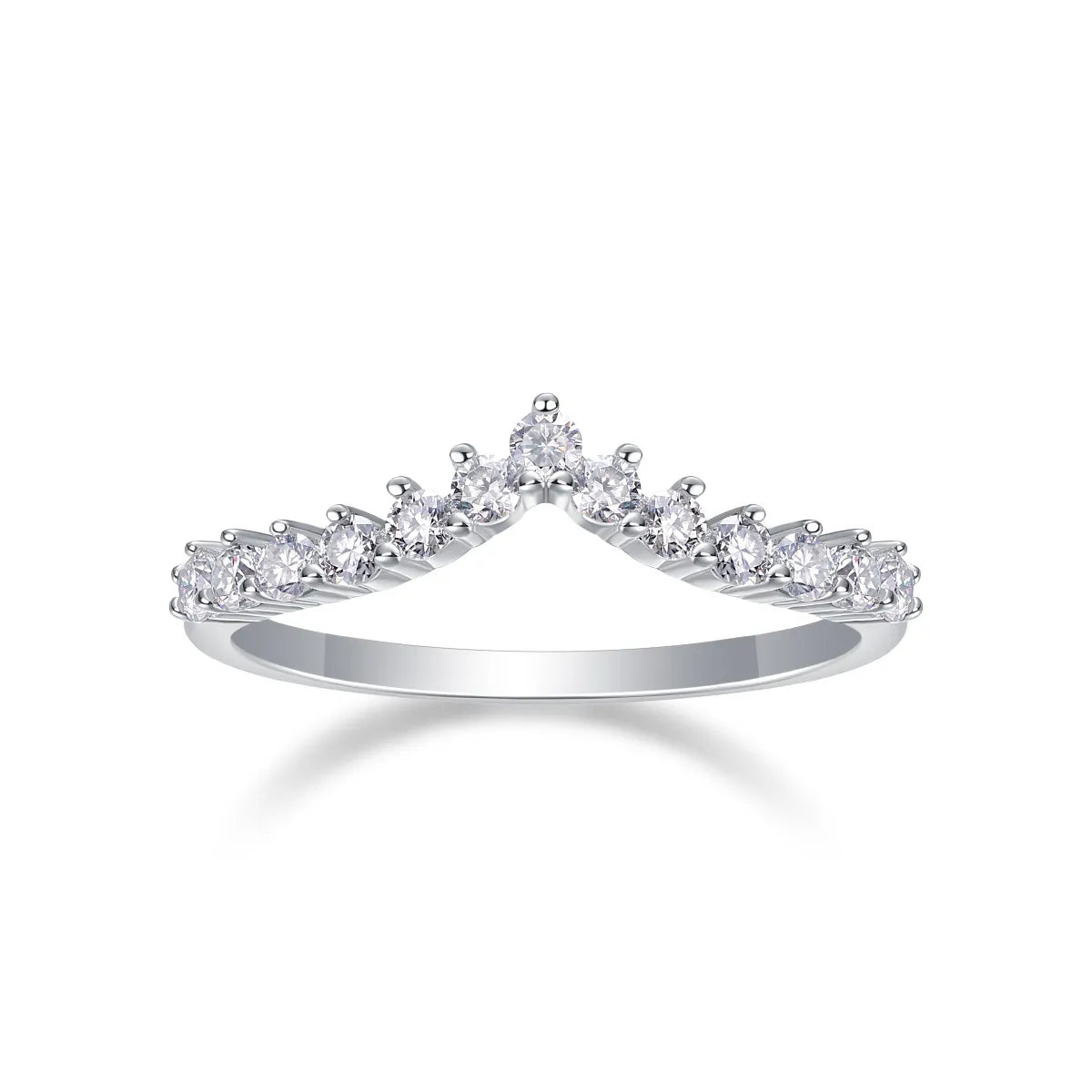 Lydia V-Crystal Ring