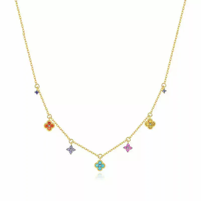 Aurélie Prism Charm Necklace