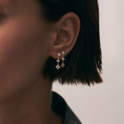 Aurélie Sparkle Cluster Earrings