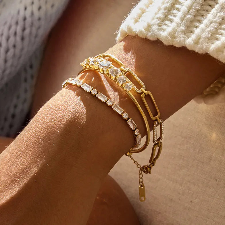 Sofia Gold Link Bracelet