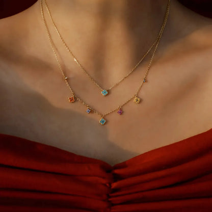 Aurélie Crystal Pedant Necklace