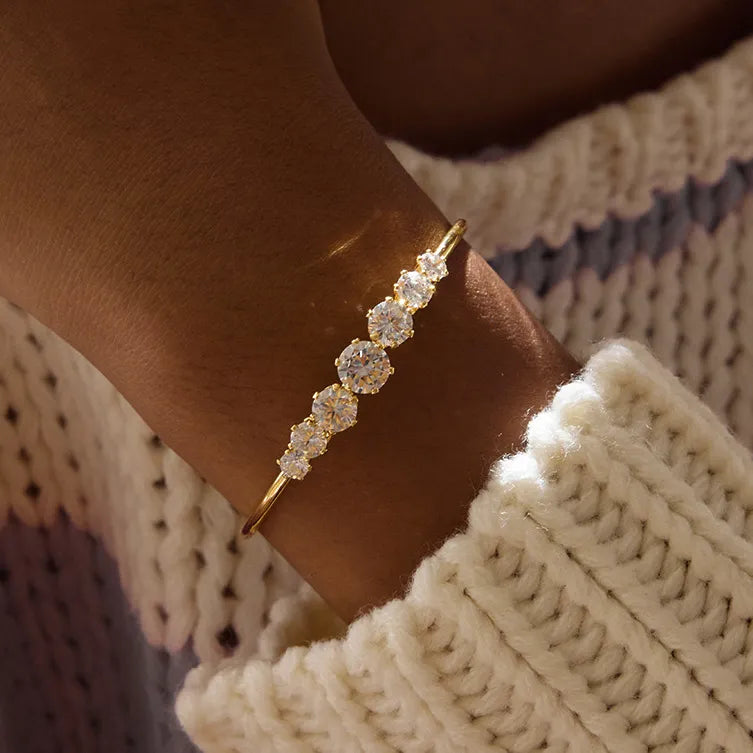 Aurélie Crystal Elegance Bangle