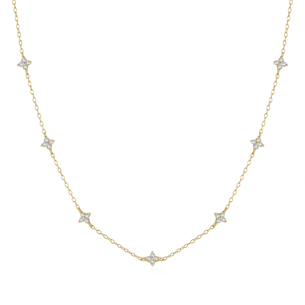 Mia Dainty Crystal Necklace - Joie d’Or