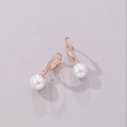 Anaïs Pavé Pearl Earrings