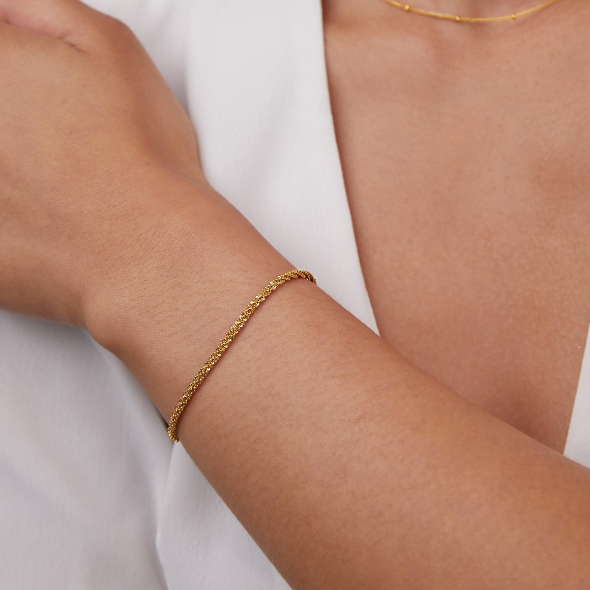 Abigail Gold Chain Bracelet