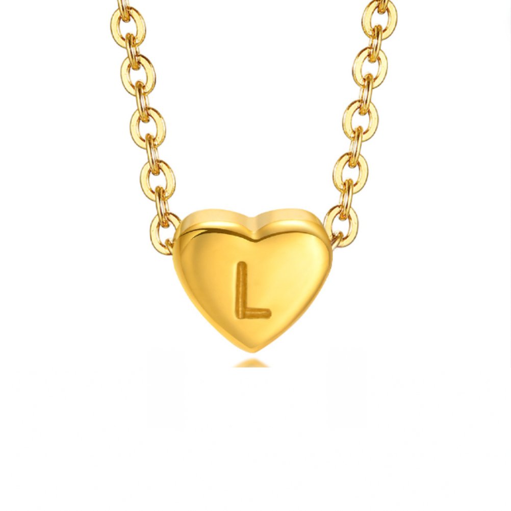 Heart Initial Gold Bracelet